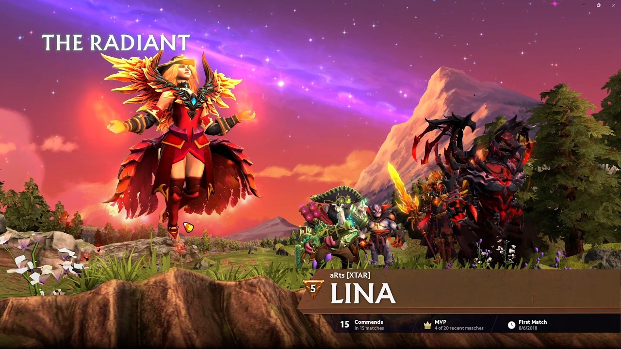 aRts Lina 2 Dota 2 Gameplay