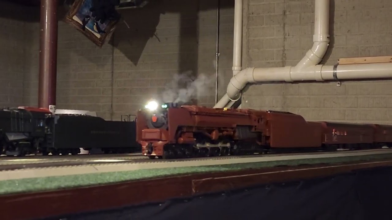 Lionel Legacy Pennsylvania S2 Pulling a string of PRR 
