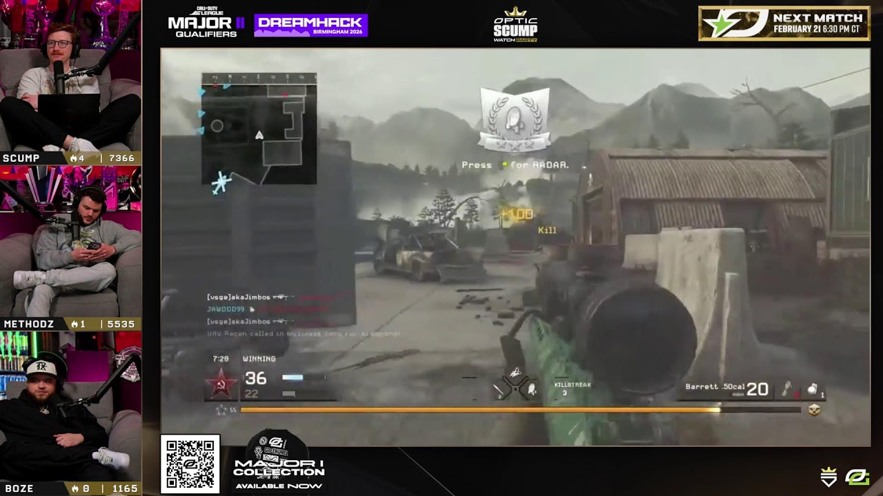 🔴LIVE - CDL WATCH PARTY OpTic TEXAS vs G2 MINNESOTA | CDL MAJOR 2 WEEK 1 DAY 2