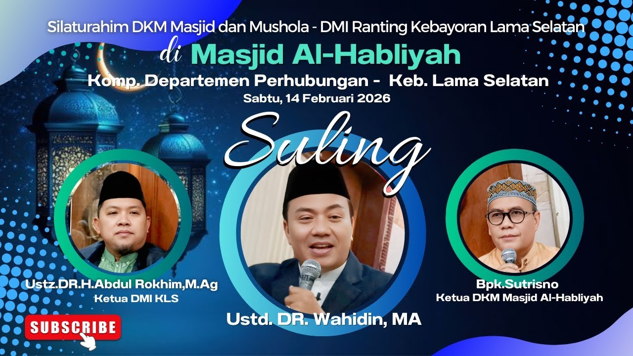 Subuh Keliling DMI KLS | Masjid Al-Habliyah | Ust.DR.Wahidin, MA | Sabtu, 14 Feb 26