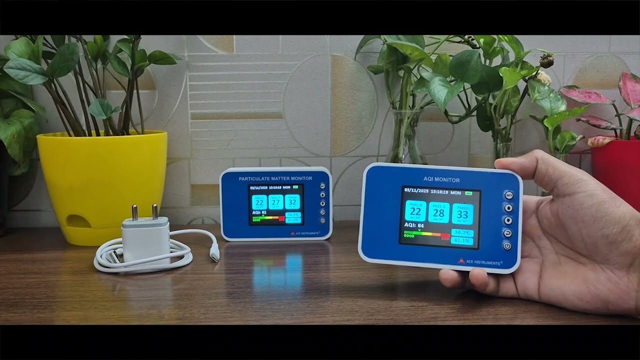 Уровень загрязнения воздуха в Дели растёт! | Мониторинг PM2.5 и PM10 | Мониторинг качества воздух...