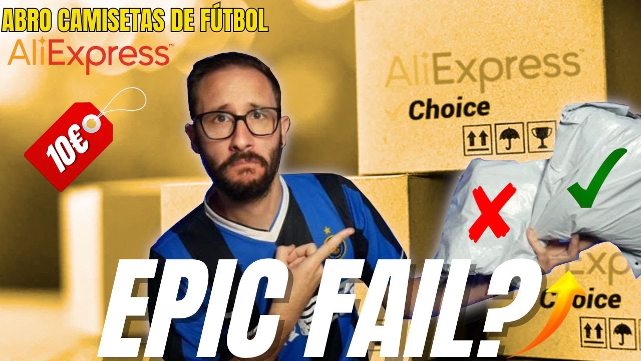 COMPRÉ CAMISETAS DE FÚTBOL EN ALIEXPRESS… ¡Y PASÓ ESTO!