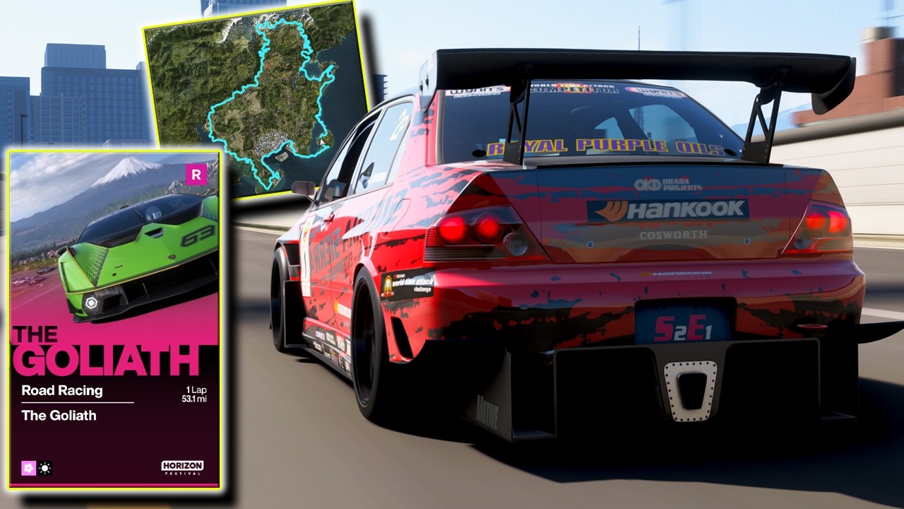 The New Goliath Race is 53 Miles Around Japan! | Forza Horizon 6