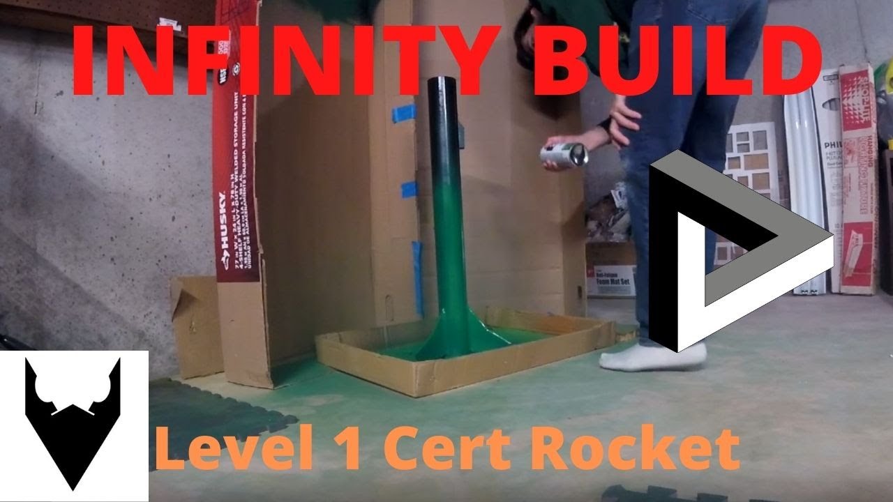 INFINITY Level 1 Rocket Part 5 - Sanding, Painting and Final Assembly