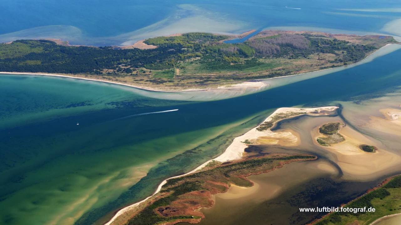 Hiddensee faszinierend aus der Luft fotografiert