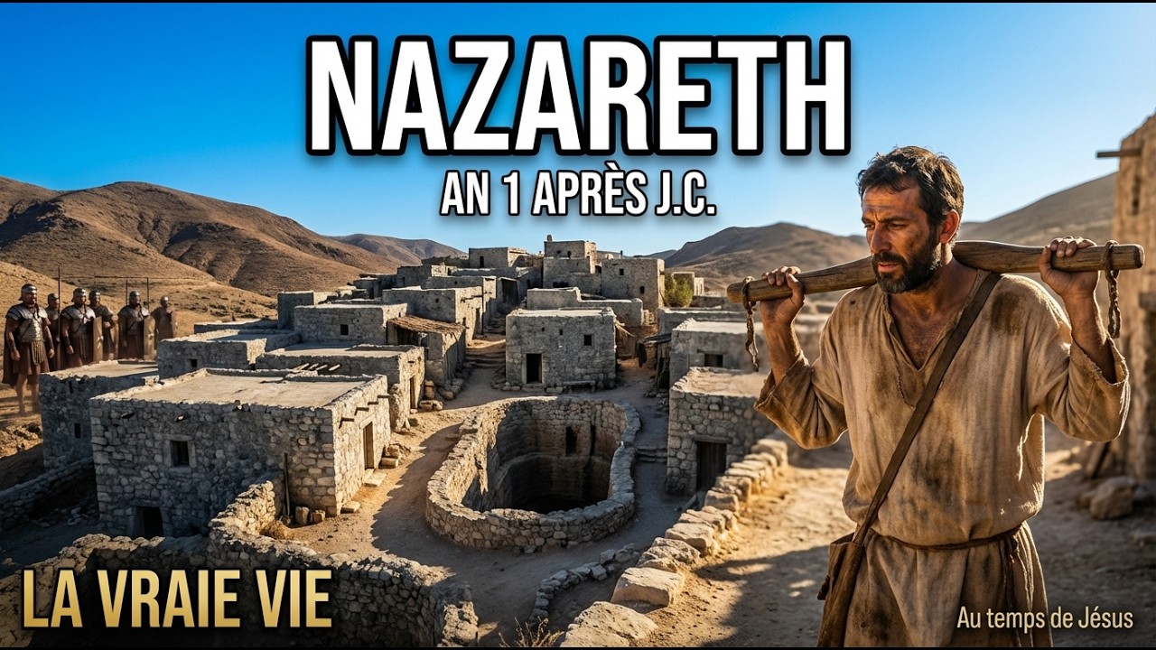 Voici à quoi ressemblait la vie à Nazareth au temps de Jésus | Ville du Messie recréée avec l’IA