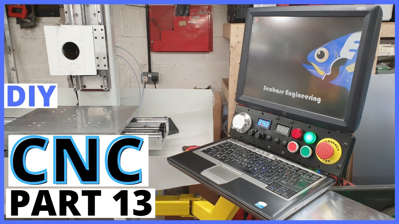 DIY CNC Milling Machine Build (Part 13) - Operators Panel and First Movements!