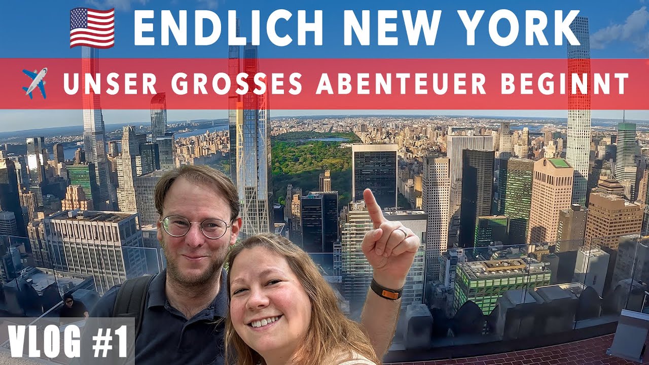 ✈️ Anreise-VLOG nach New York 🇺🇸 | Lufthansa Business Class & erster Abend in Manhattan