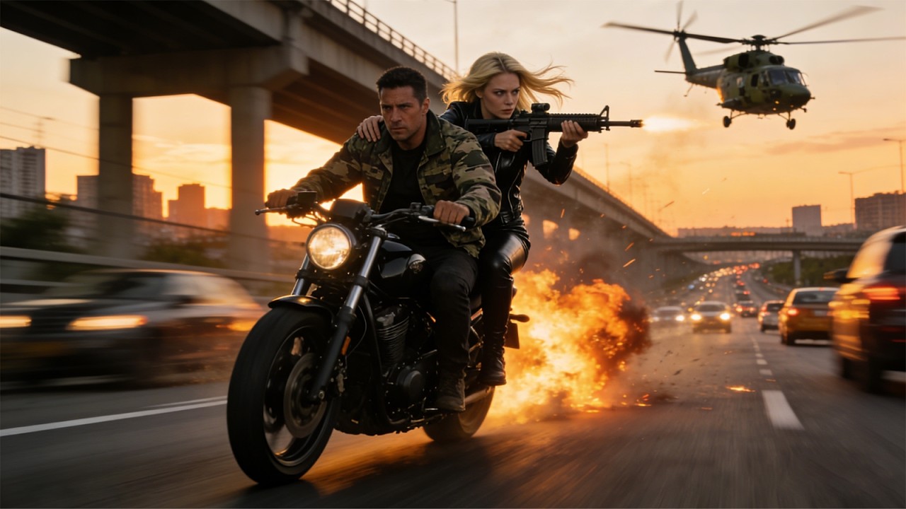 2026 Action Movie | 🔥 Street Queen Provokes Crime Boss, City Erupts in Gunfight!