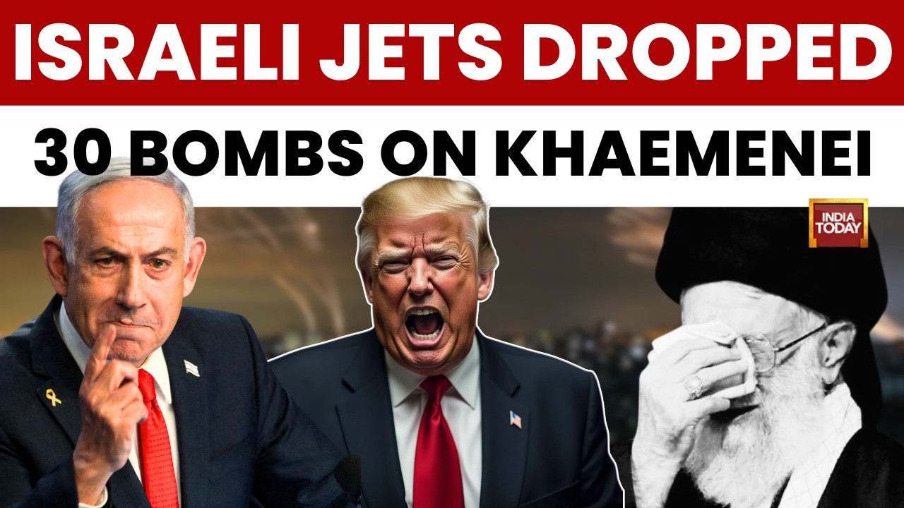 Iran-Israel War News: Israeli Jets Dropped 30 Bombs On Ali Khamenei | Dubai Under Attack