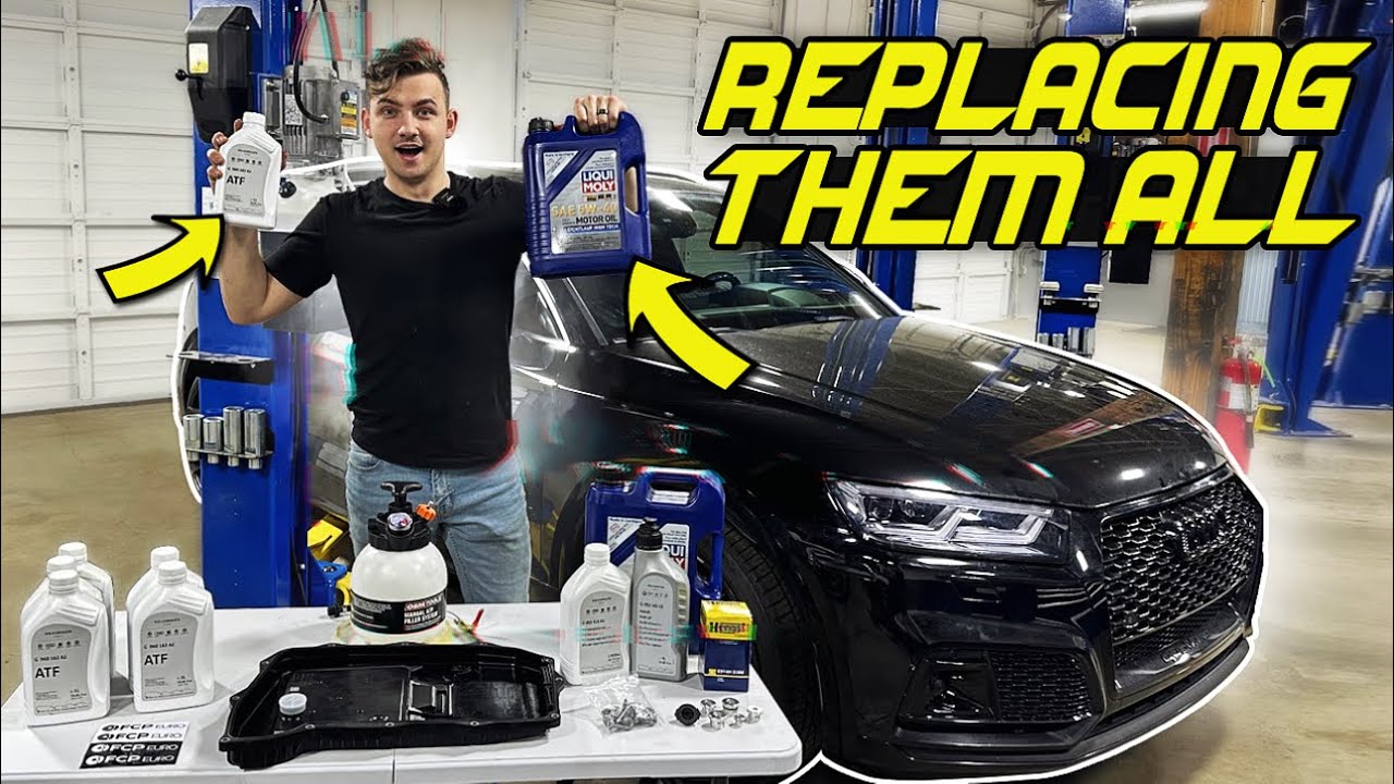 REPLACING EVERY FLUID IN A 670WHP SUV IN JUST 20 MINUTES!!