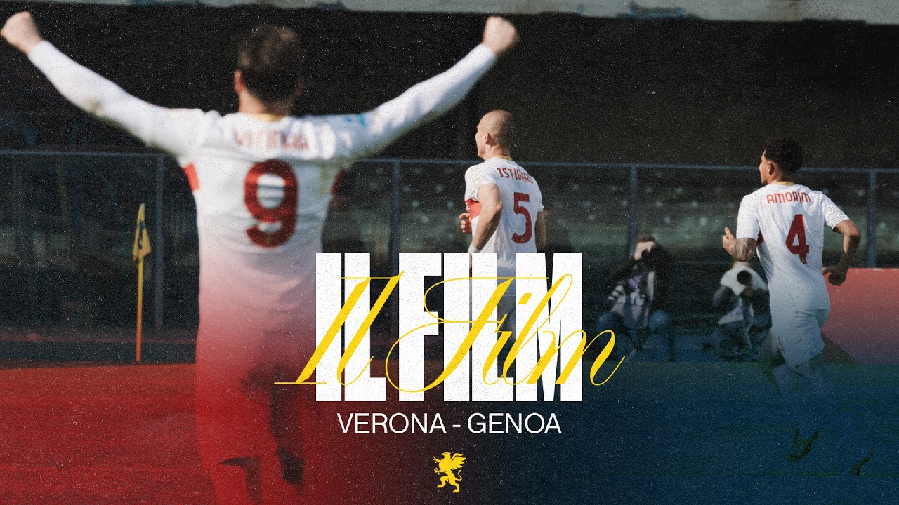 🥳 GENOA WIN FAR FROM HOME | VERONA - GENOA | FILM della PARTITA 25/26