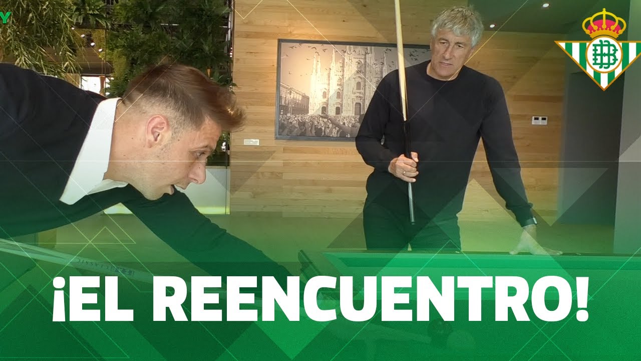 JOAQUÍN vs SETIÉN: ¡Reto de billar a tres bandas! | CHALLENGE | Real Betis Balompié