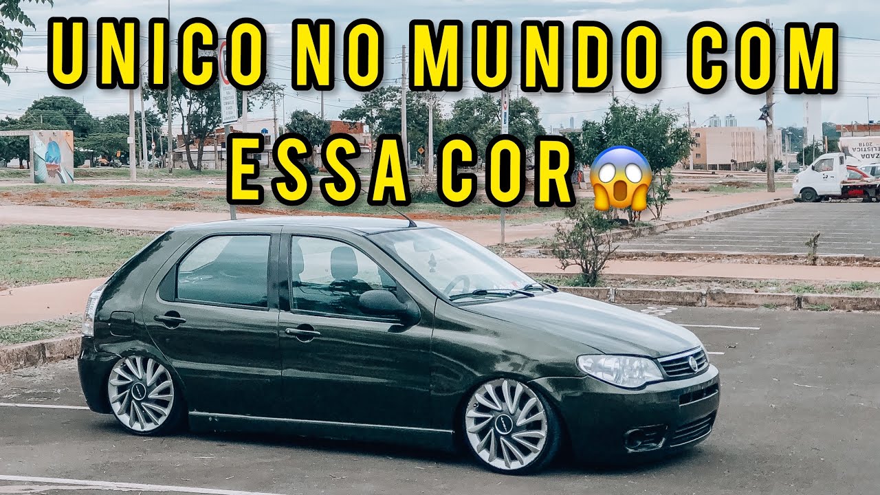 PALIO G3 DOURADO NA FIXA COM ARO17 DO LINEA E LANTERNA EXCLUSIVA
