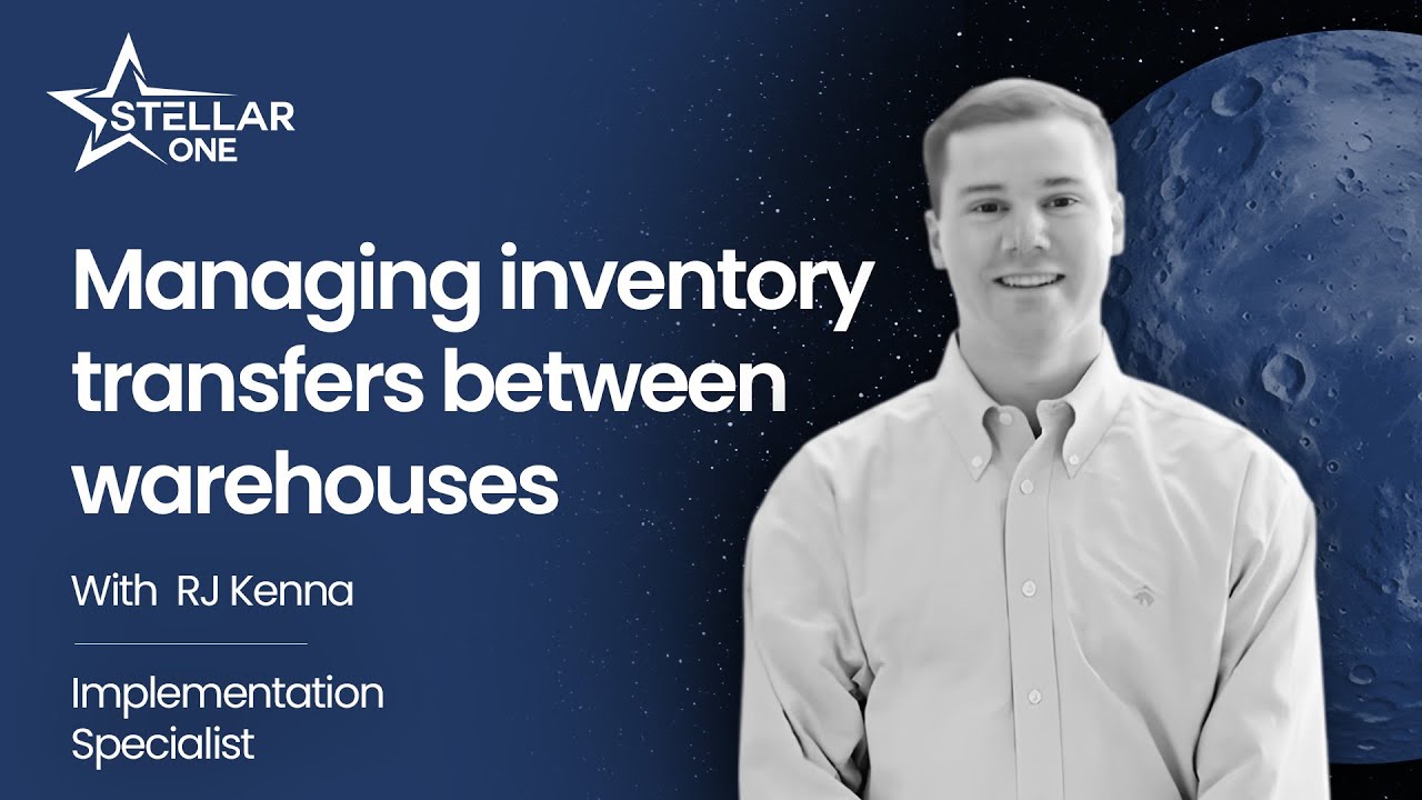 Managing inventory transfers between warehouses