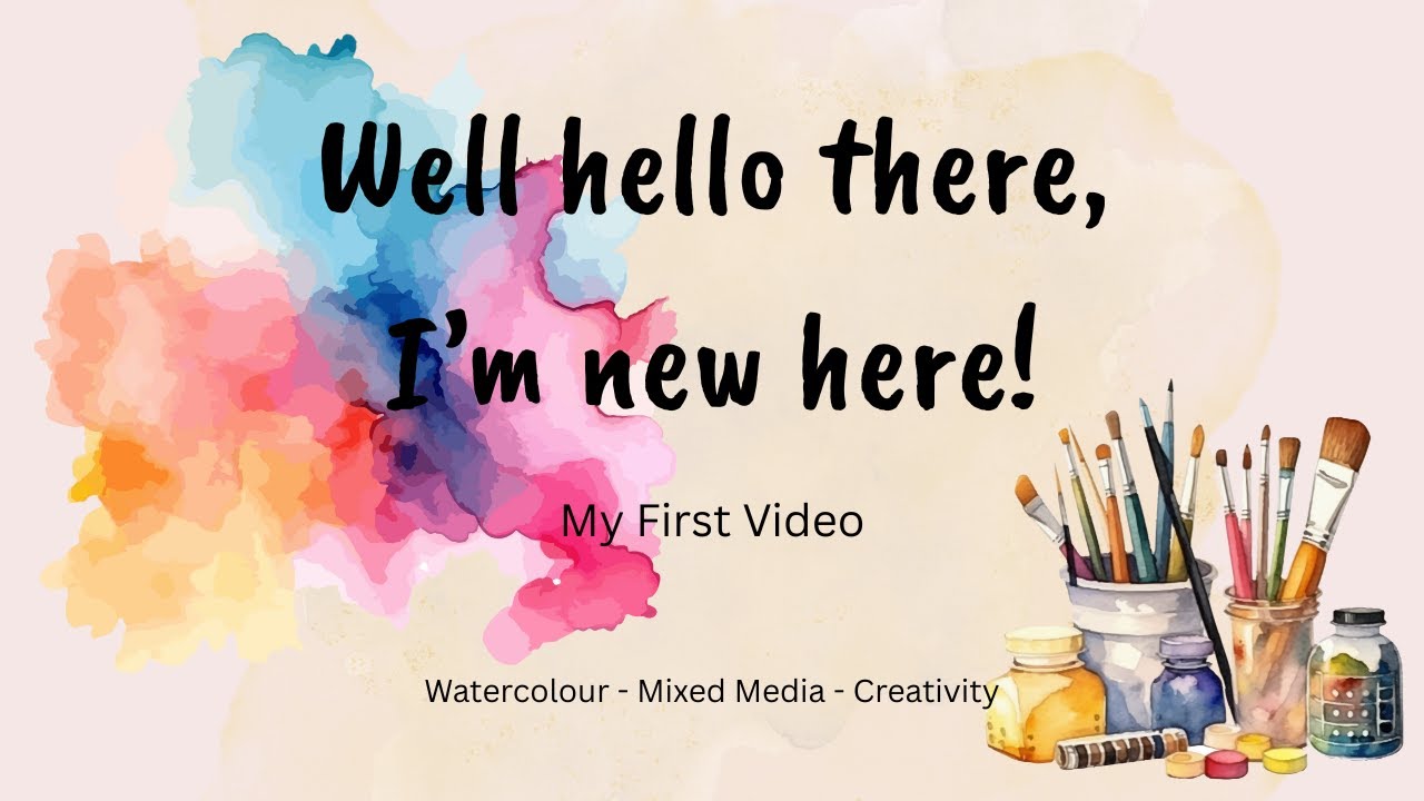 Creative Goals for 2026 - First Video!