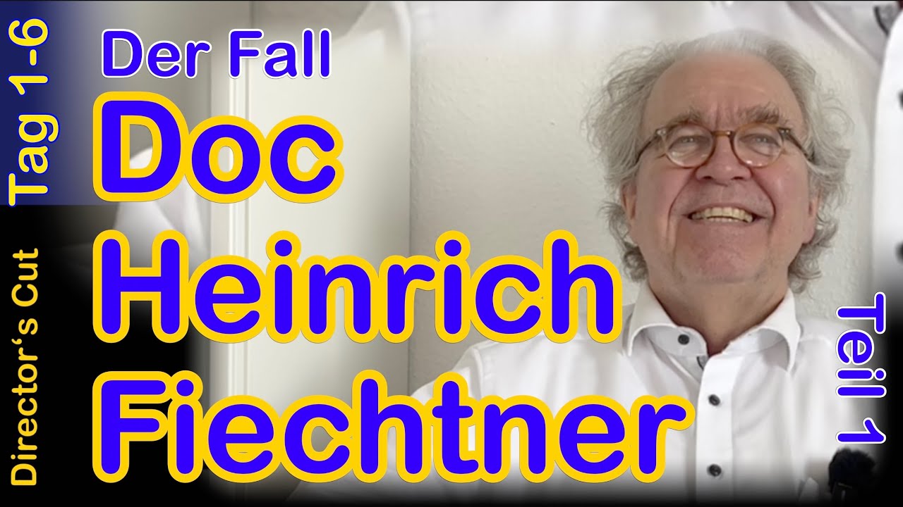 Der Fall Dr. Heinrich Fiechtner | Der Angeklagte berichtet über die ersten Verhandlungstage (Teil 1)