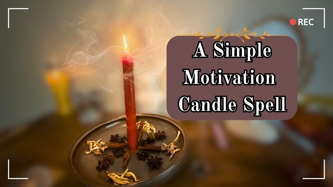 A Simple Motivation Spell Candle (Spellcraft) || The Prosperity Witch