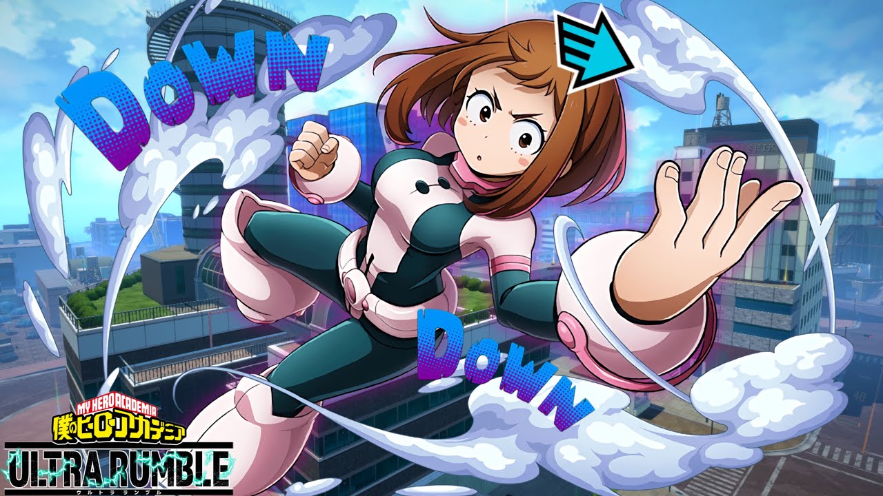 High damage rapid Ochaco ranked gameplay | My hero ultra rumble