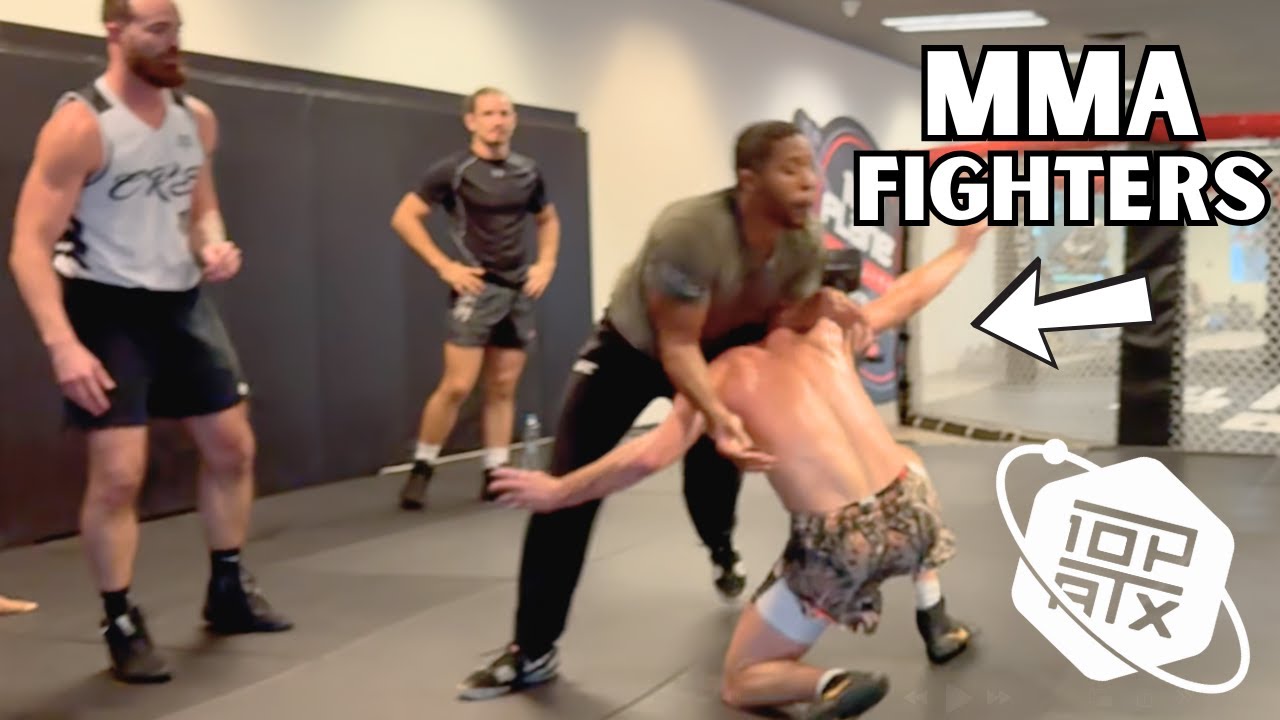 10 минут жёсткой борьбы | Тренировка команды 10PATX MMA
