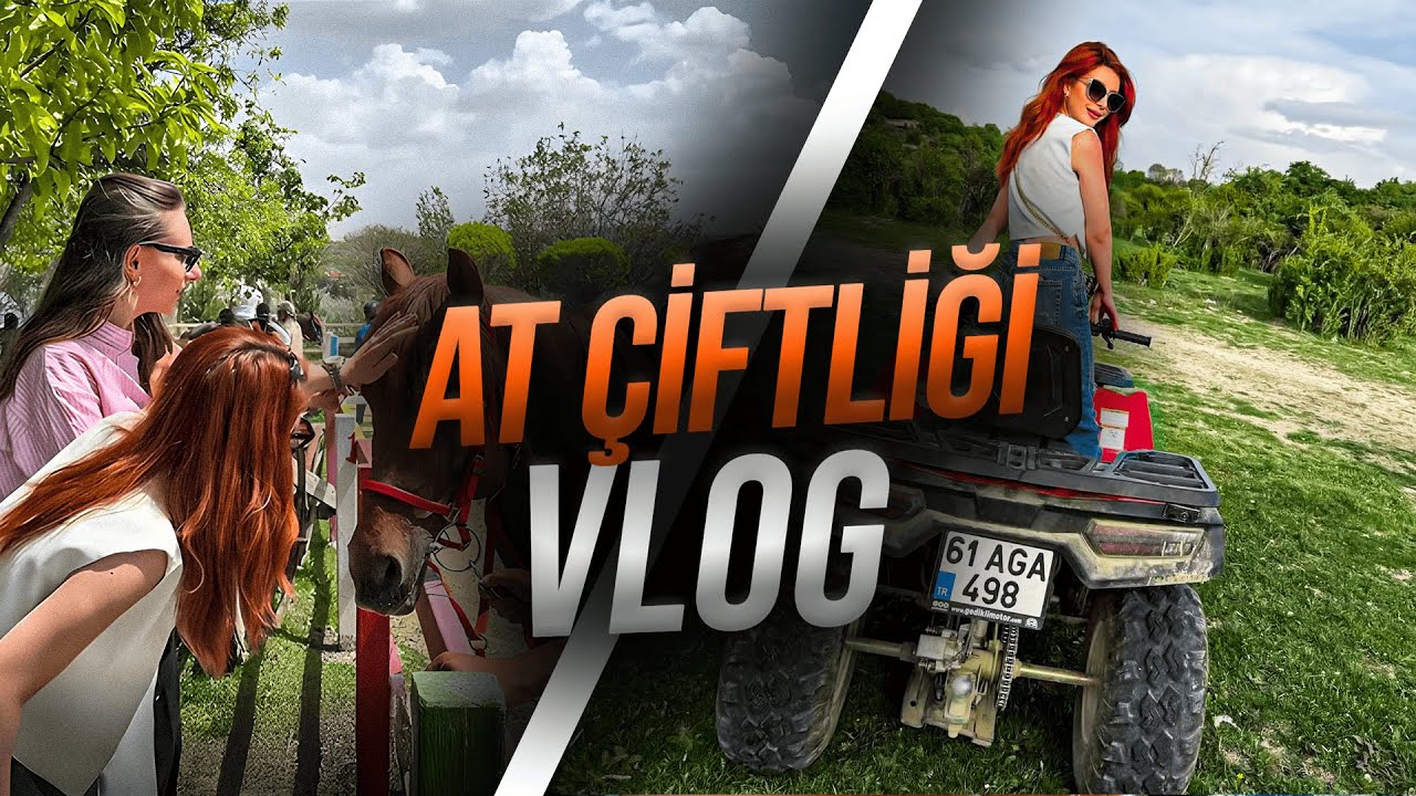 Vlogmiyy #1 | At Çiftliğine Gittik! (İlk kez at safari yaptım!)