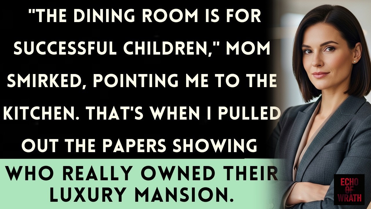 My Parents Made Me Sit In The Kitchen At Their Anniversary—So I Showed Them The Deed To Their Dream