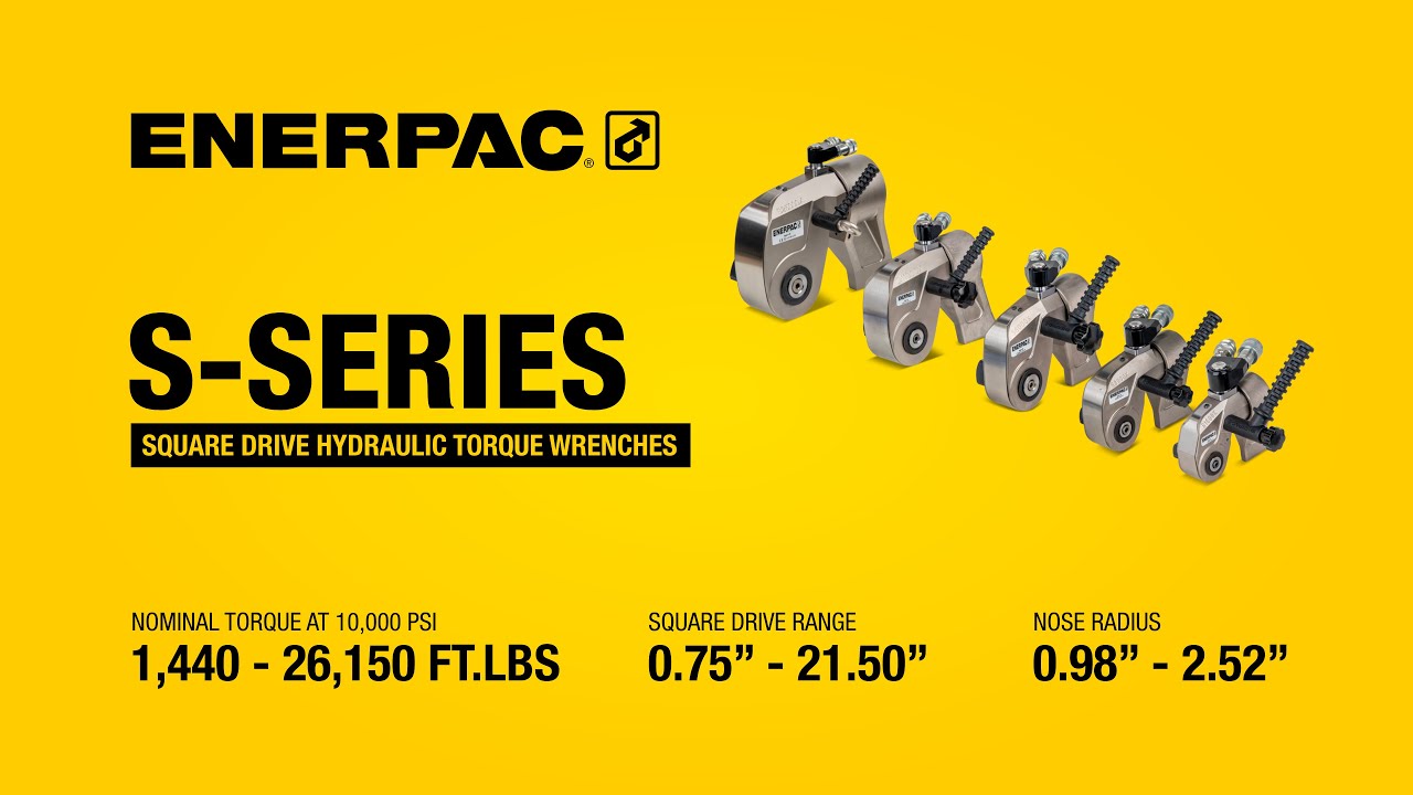 S-Series Square Drive Hydraulic Torque Wrenches | Enerpac