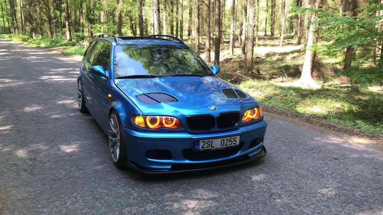 BMW e46 330D BLUE SMURF [4K] ///Wagon