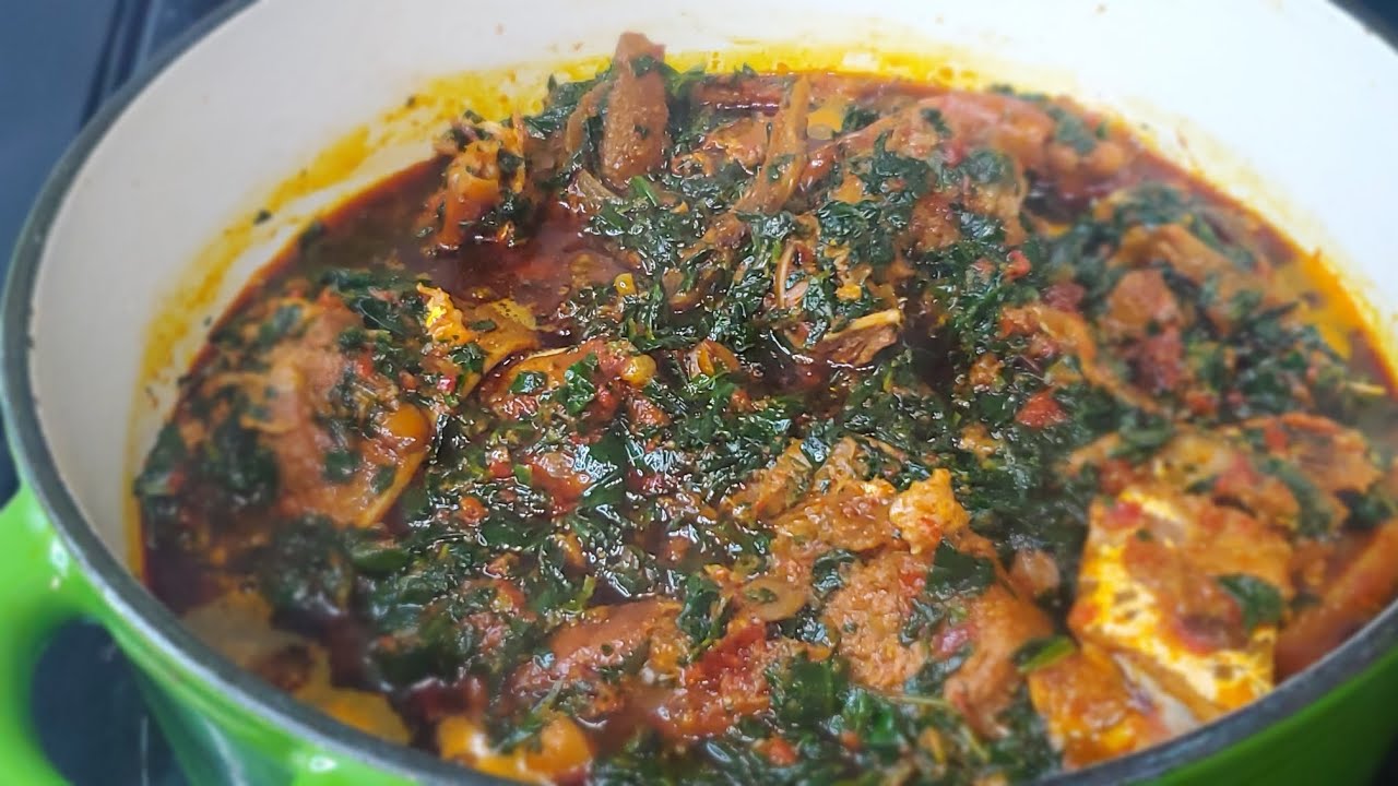 BEST SPINACH STEW RECIPE  (EFORIRO)
