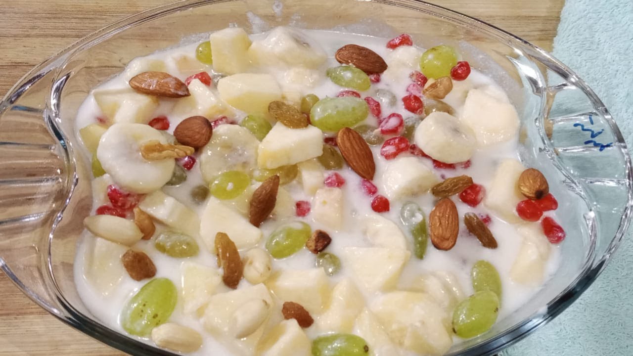 Fruit Chaat Recipe Without Cream || How To Make Fruit Chaat