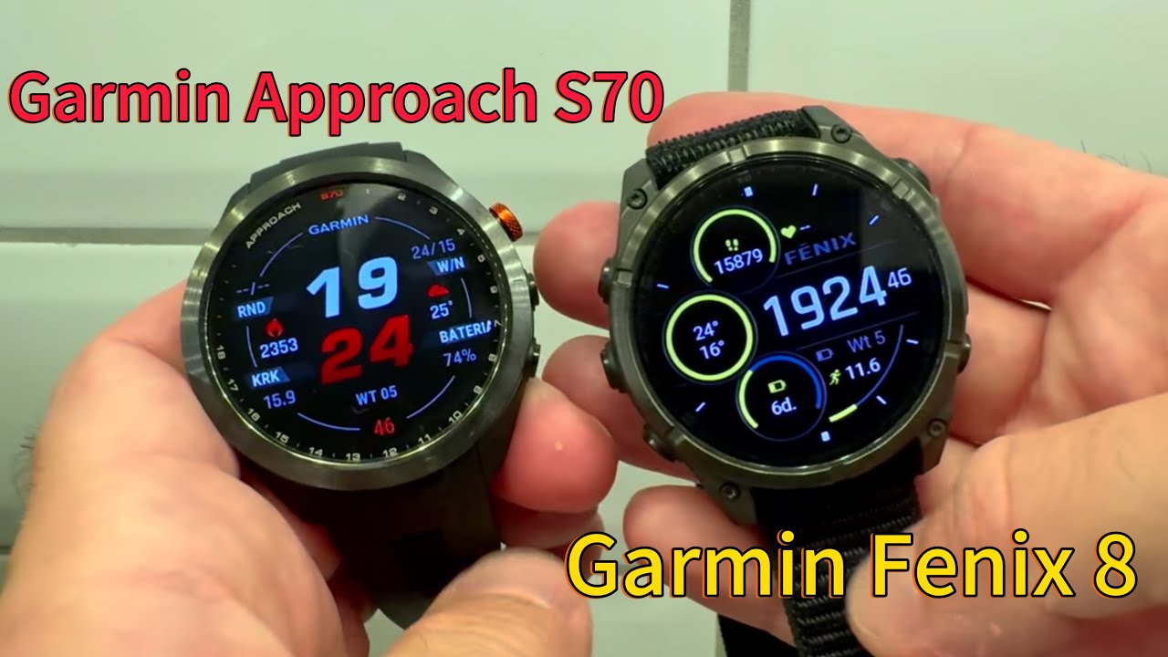Garmin Approach S70 vs Fenix 8 - zegarek do golfa i biegania🤔