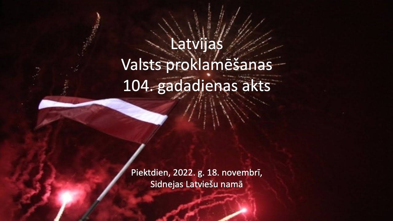 Latvijas Valsts svētki Sidnejā 2022