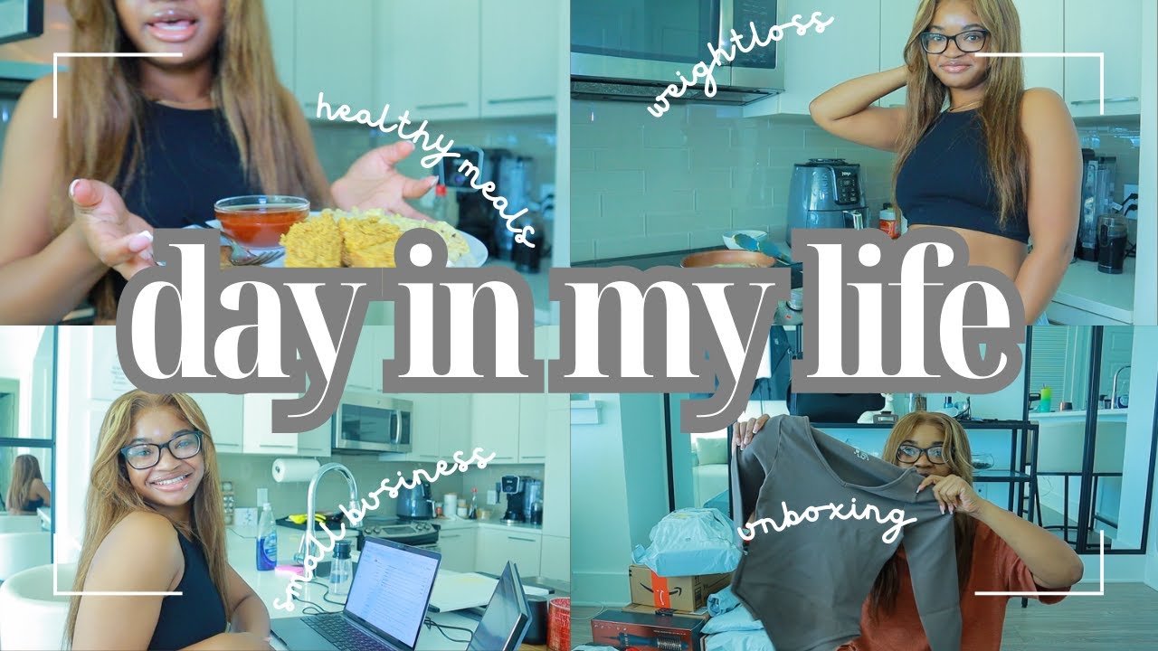 DAY IN MY LIFE | BUSINESS OWNER | WEIGHTLOSS | WHAT I EAT IN A DAY | UNBOXING | VLOGMAS DAY 1