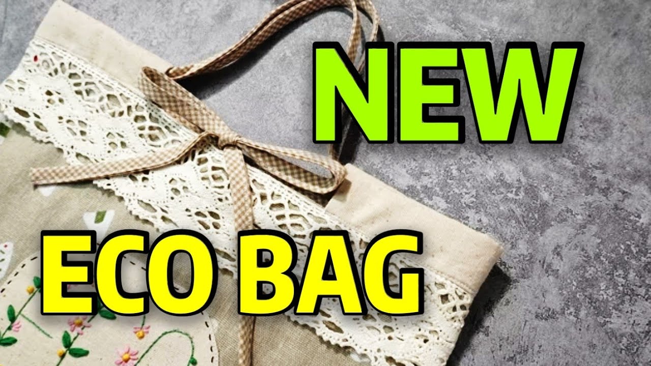 DIY 2021 New Eco Bag / Super Lovely / Easy to sew #HandyMumLin