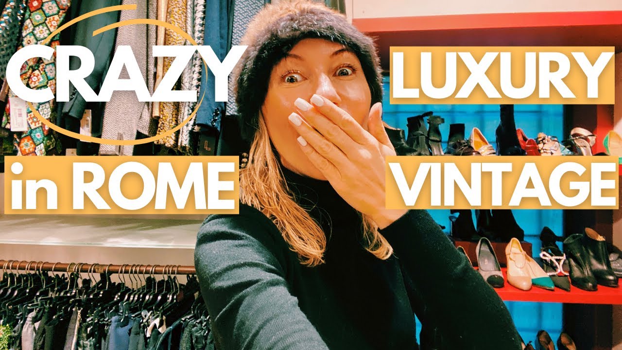 VINTAGE SHOPPING IN ROME, ITALY - YOU WILL NOT BELIEVE THE THINGS I FOUND! I Rome, Italy