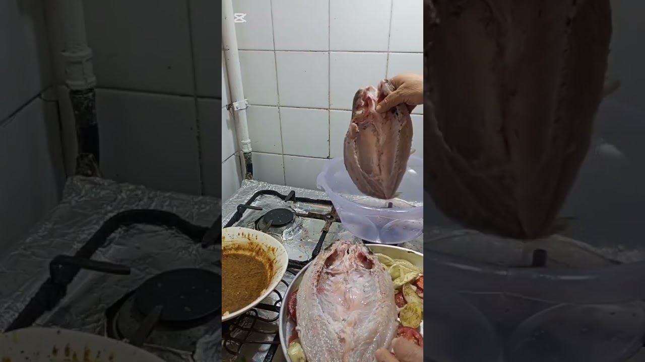 صينية سمك بوري 