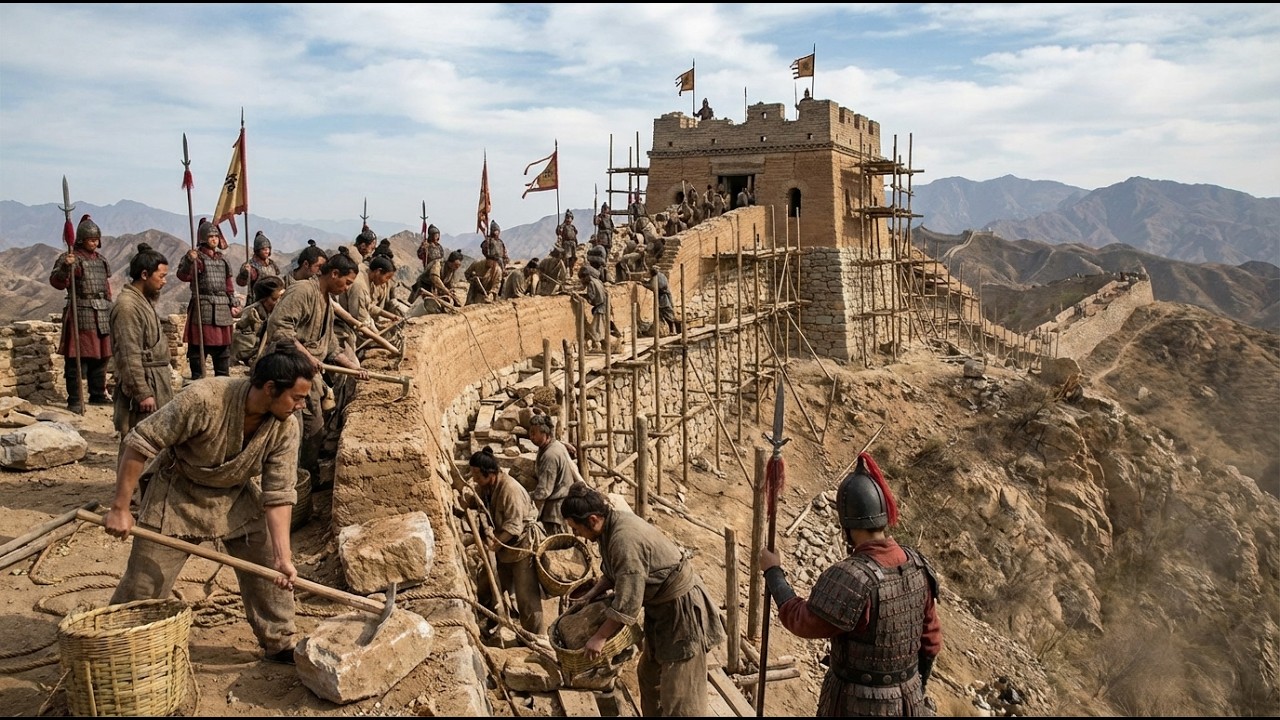 The Most Insane Construction in History: Great Wall of China Built by Hand