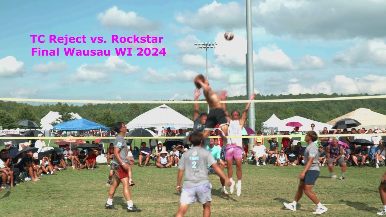 CA Rockstar vs. MN Twin Cities Reject 2nd set.  One of the best matches at Wausau WI Festival 2024