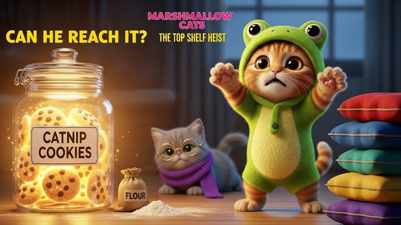 What Happens When Mama Cat Finds the Cookie Jar 😹 | Marshmallow Cats