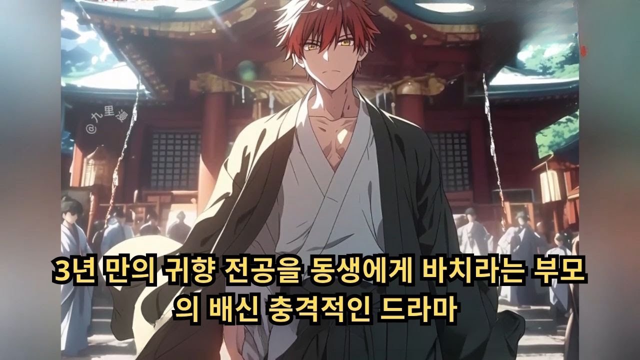3년 만의 귀향 전공을 동생에게 바치라는 부모의 배신 충격적인 드라마