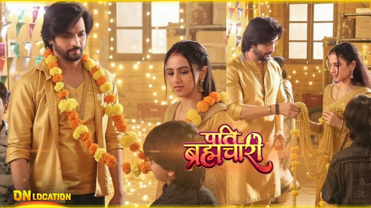 Pati Brahmachari |Suraj से मंदिर के सामने गलती से यह क्या हो गया,🤪Maala Or रोमांस🥰12 Feb On Location