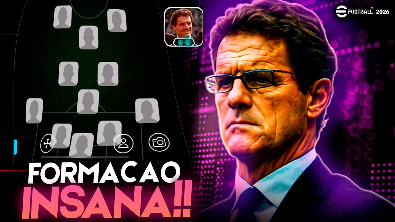 MELHOR FORMAÇÃO SECRETA DA SEMANA 424 MONTAGEM DO TIME + GAMEPLAY efootball 2025 mobile