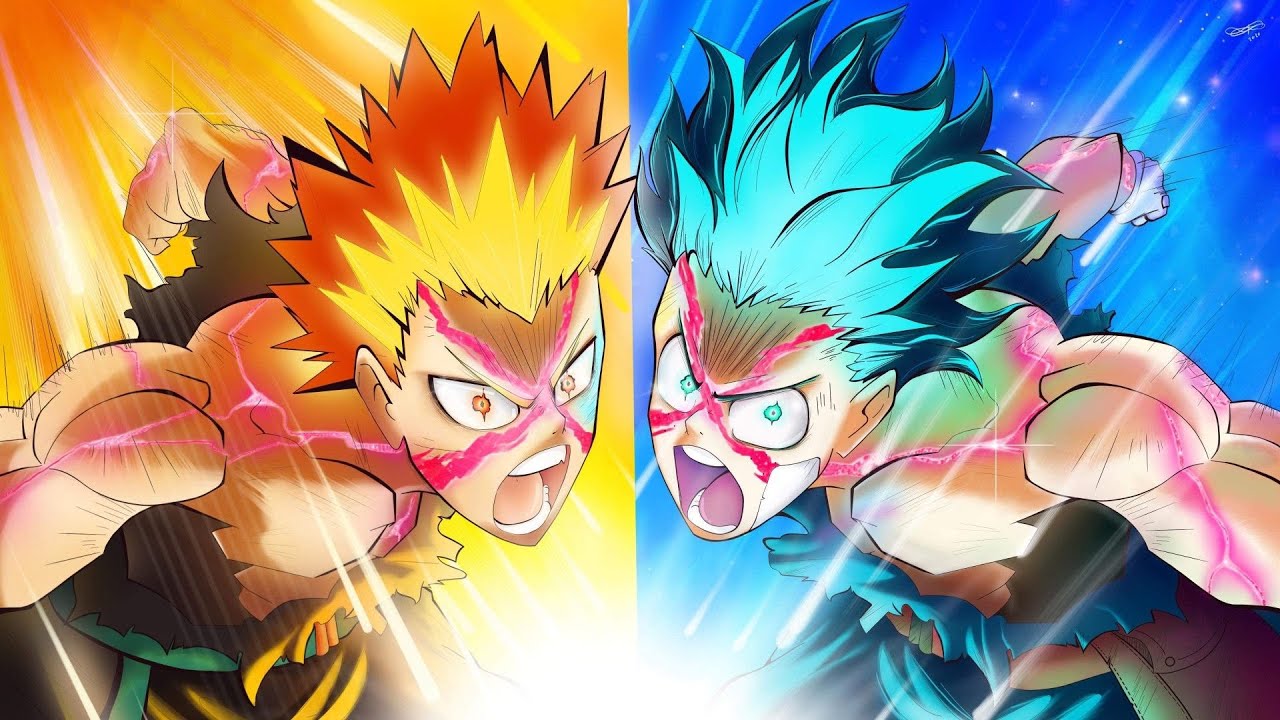 Midoriya &  Bakugou vs Nine AMV - Hero