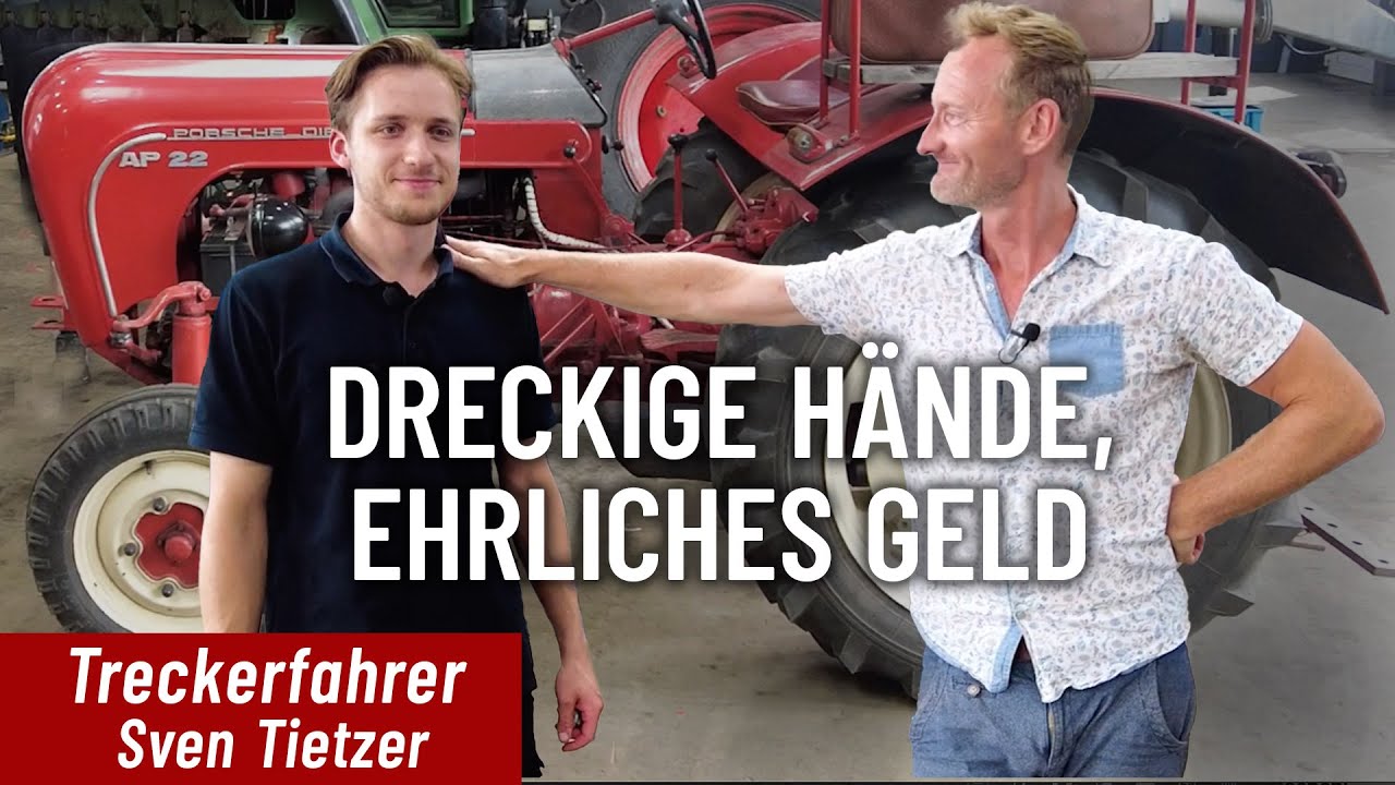 Sven macht Praktikum in der Treckerwerkstatt  – Treckerfahrer dürfen das! 2.0