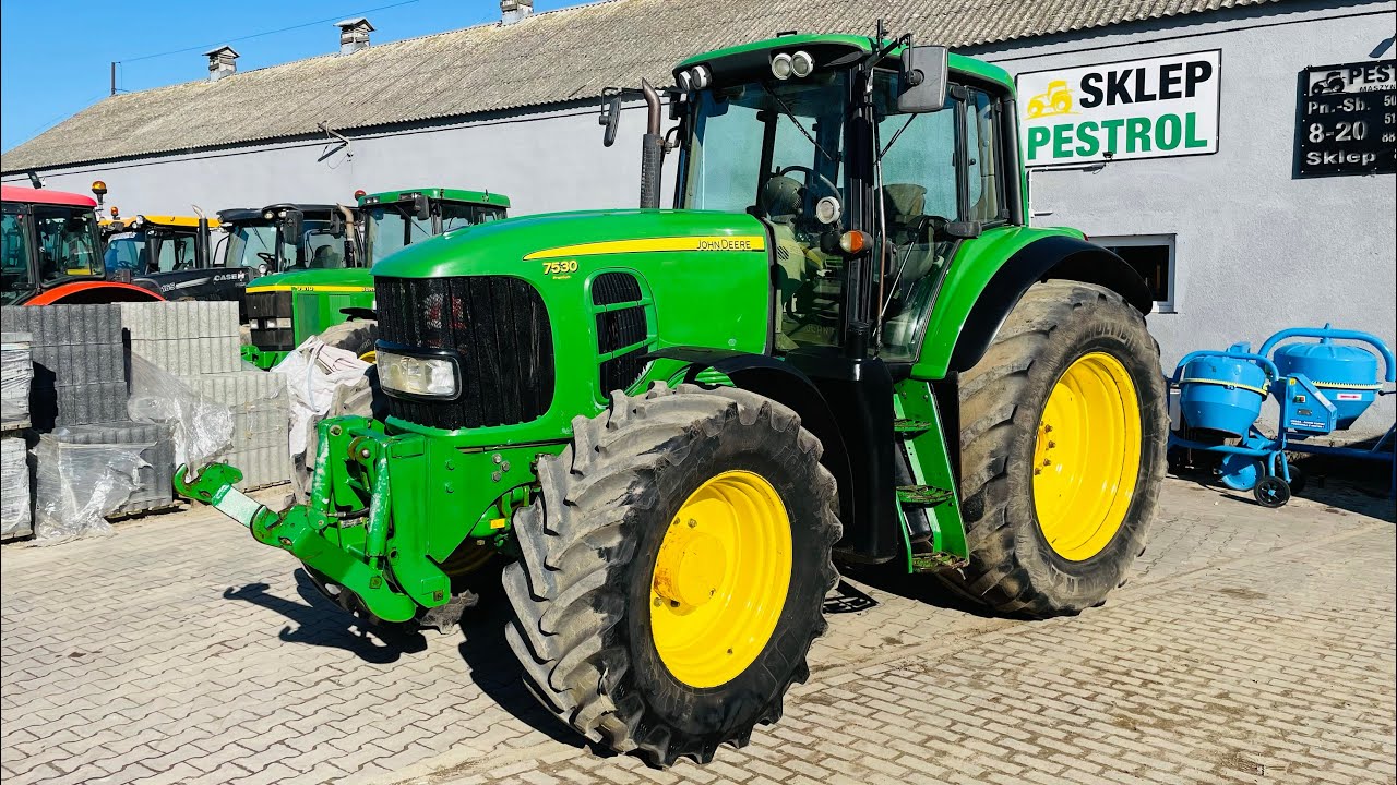 JOHN DEERE 7530 Premium, miękka oś, POWER QUAD, przedni TUZ, w oryginale, na sprzedaż  *PESTROL*