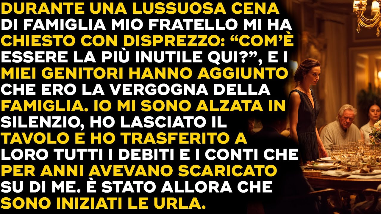 «Sei La Più Inutile Di Tutti» — Così Ho Lasciato Alla Mia Famiglia Tutti I Loro Debiti...