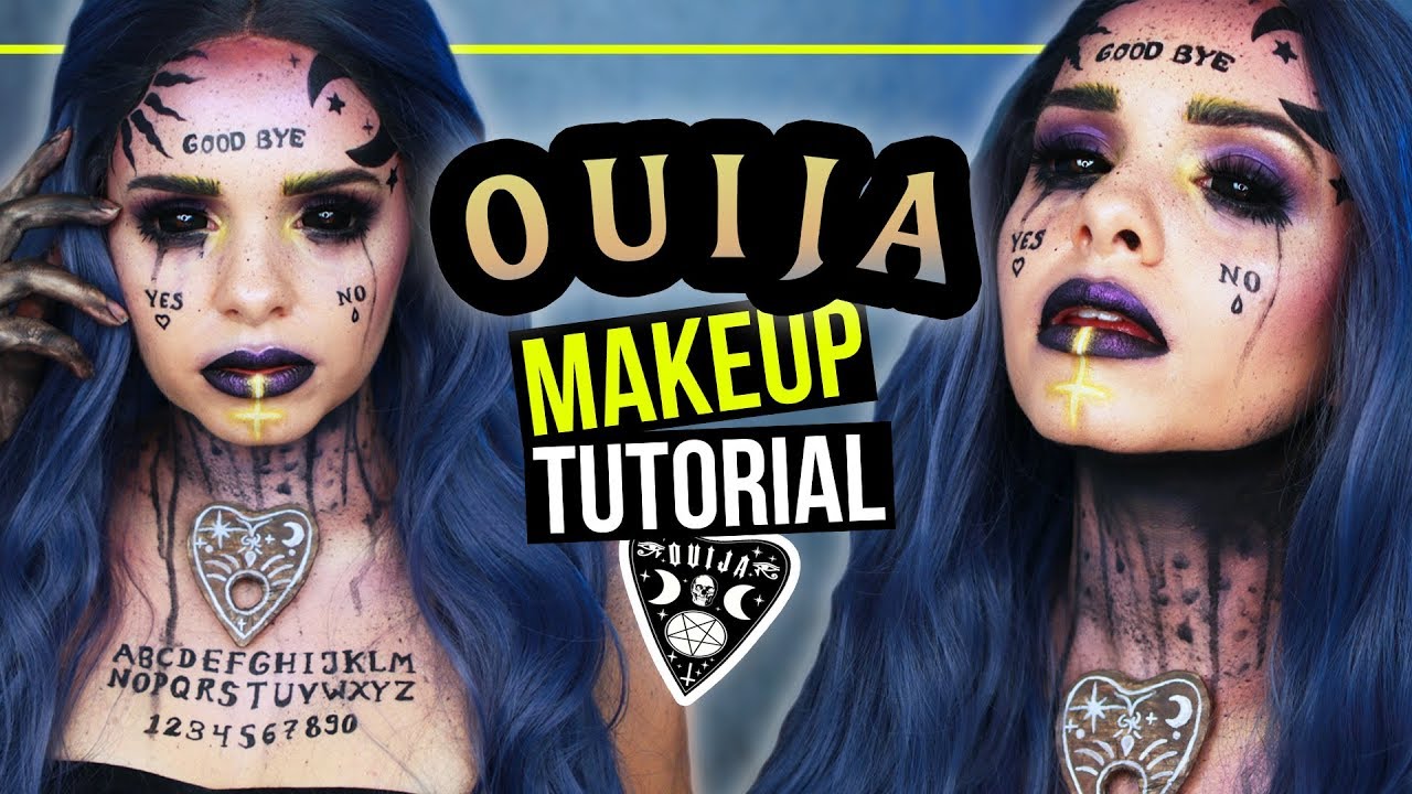 OUIJA BOARD Halloween Makeup Tutorial 👻 - #spooktober
