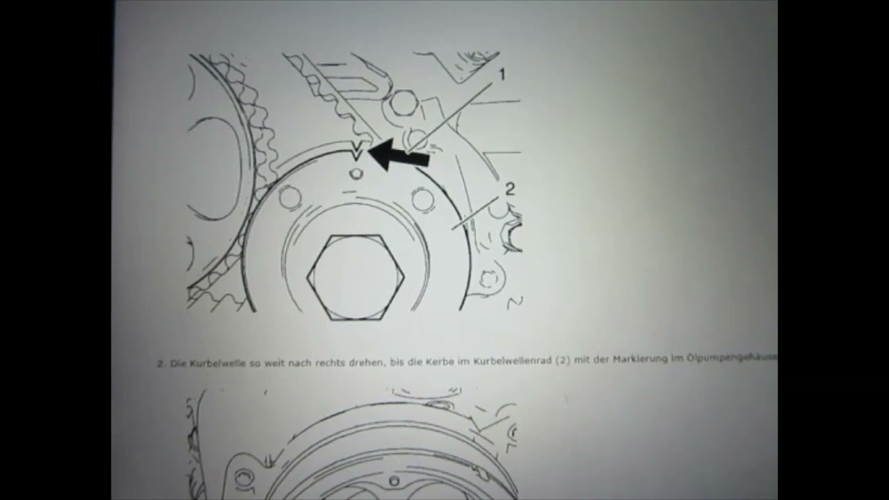 Opel Mokka  1  7 CDTI Zahnriemen wechseln Timing belt