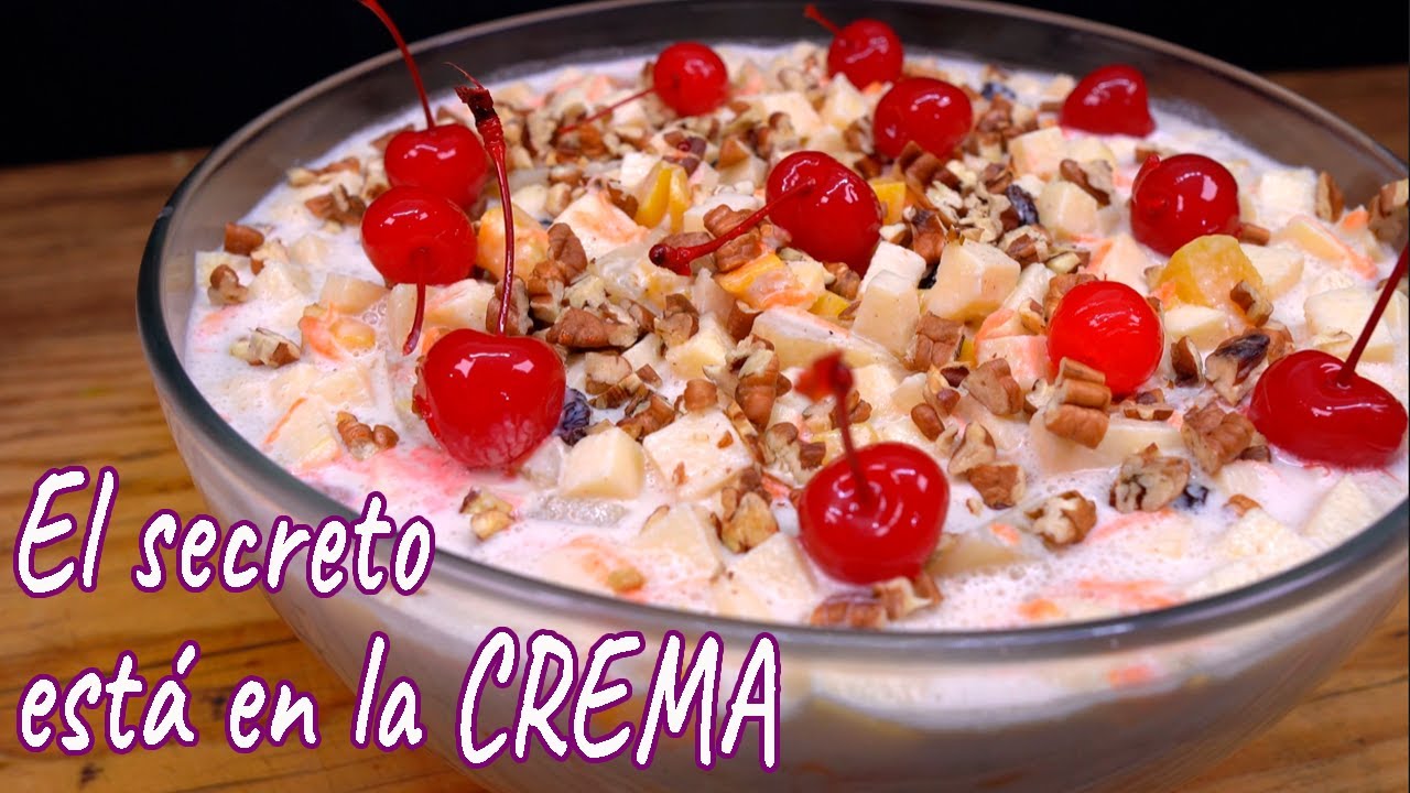 PREPARA la MEJOR ENSALADA de MANZANA NAVIDEÑA, el SECRETO es la ME.... | El Mister Cocina