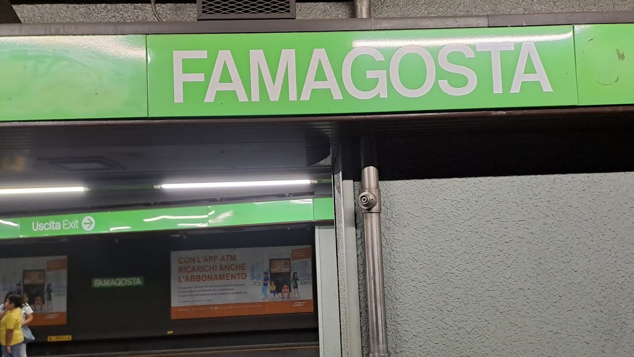 (Walkthrough) Stazione FAMAGOSTA (M2 Metro Milano)
